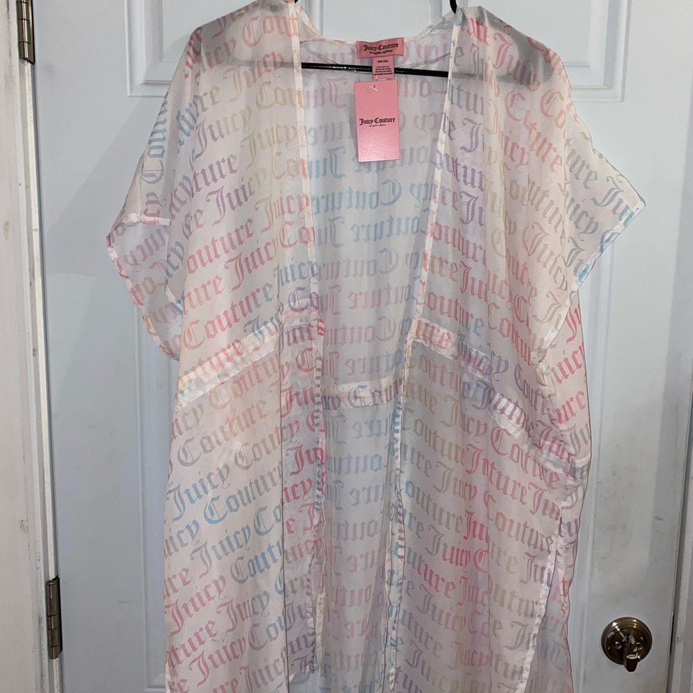 NWT Juicy Couture Sheer Swim Cover up